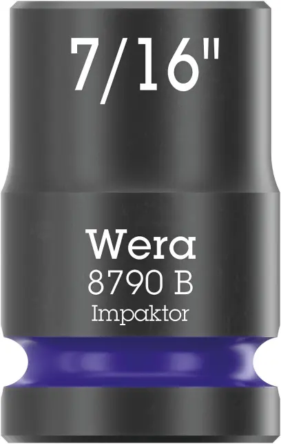 Wera 005517 Nástrčná hlavice 3/8" 6hran 7/16" Impaktor 8790 B, palcová, rázová (W05005517001)