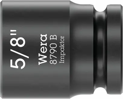 Wera 005520 Nástrčná hlavice 3/8" 6hran 5/8" Impaktor 8790 B, palcová, rázová (W05005520001)