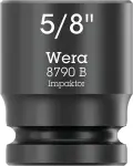 Wera 005520 Nástrčná hlavice 3/8" 6hran 5/8" Impaktor 8790 B, palcová, rázová (W05005520001)