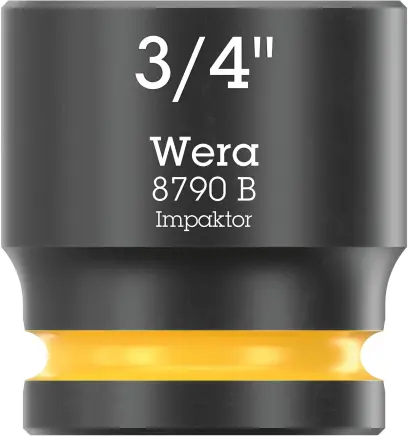 Wera 005522 Nástrčná hlavice 3/8" 6hran 3/4" Impaktor 8790 B, palcová, rázová (W05005522001)