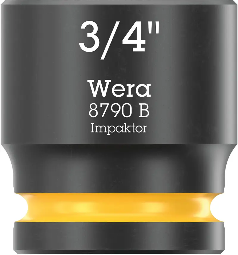 Wera 005522 Nástrčná hlavice 3/8" 6hran 3/4" Impaktor 8790 B, palcová, rázová (W05005522001)