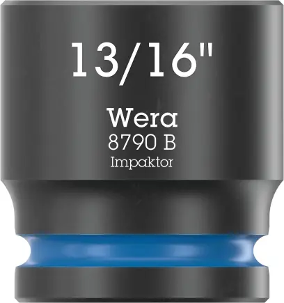 Wera 005523 Nástrčná hlavice 3/8" 6hran 13/16" Impaktor 8790 B, palcová, rázová (W05005523001)