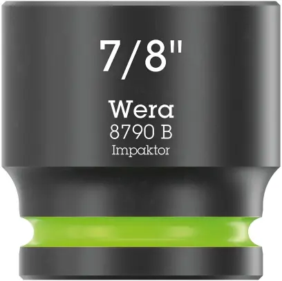 Wera 005524 Nástrčná hlavice 3/8" 6hran 7/8" Impaktor 8790 B, palcová, rázová (W05005524001)
