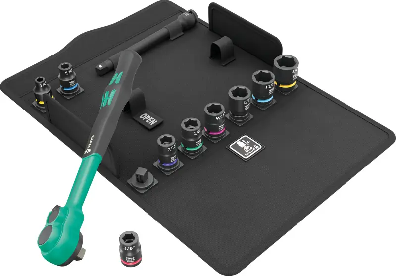 Wera 005531 Ráčna Zyklop Comfort 3/8" včetně hlavic 1/4 ÷ 3/4" typ 8100 SB 13 - 11 dílů (W05005531001)