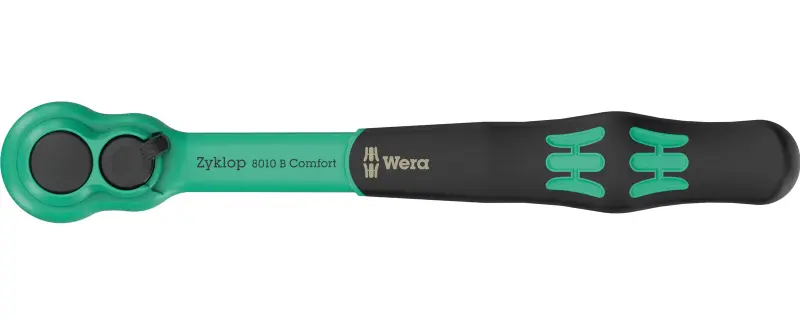 Wera 005540 Ráčna Zyklop Comfort 3/8" typ 8010 B s přepínací páčkou (W05005540001)