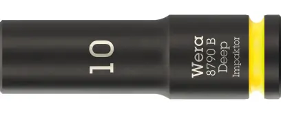 Wera 005551 Nástrčná hlavice 3/8" 6hran 10 mm typ 8790 B Impaktor Deep, dlouhá (W05005551001)
