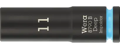 Wera 005552 Nástrčná hlavice 3/8" 6hran 11 mm typ 8790 B Impaktor Deep, dlouhá (W05005552001)