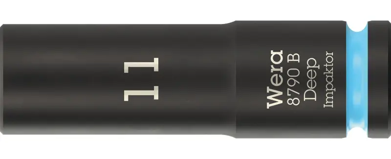 Wera 005552 Nástrčná hlavice 3/8" 6hran 11 mm typ 8790 B Impaktor Deep, dlouhá (W05005552001)