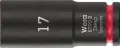 Wera 005558 Nástrčná hlavice 3/8" 6hran 17 mm typ 8790 B Impaktor Deep, dlouhá (W05005558001)