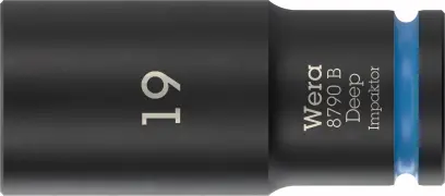 Wera 005560 Nástrčná hlavice 3/8" 6hran 19 mm typ 8790 B Impaktor Deep, dlouhá (W05005560001)