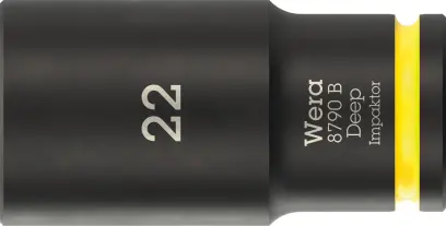 Wera 005562 Nástrčná hlavice 3/8" 6hran 22 mm typ 8790 B Impaktor Deep, dlouhá (W05005562001)