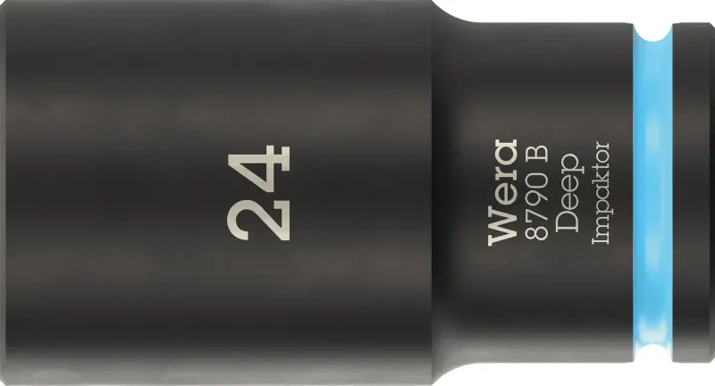 Wera 005563 Nástrčná hlavice 3/8" 6hran 24 mm typ 8790 B Impaktor Deep, dlouhá (W05005563001)