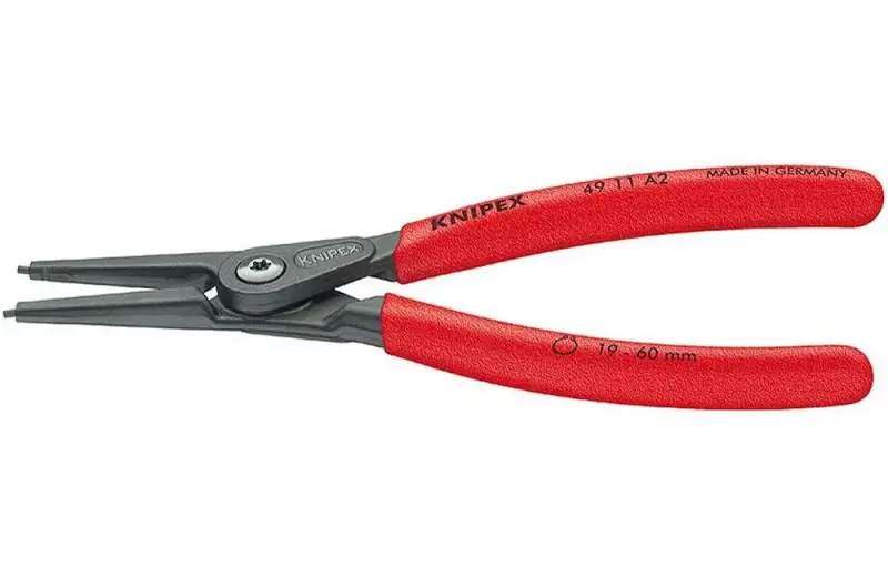 Kleště Knipex 49 11 A3 precizní pro vnější pojistné kroužky rovné hroty (K 49 11 A3)