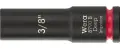 Wera 005566 Nástrčná hlavice 3/8" 6hran 3/8" typ 8790 B Impaktor Deep, dlouhá, palcová (W05005566001)
