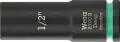 Wera 005568 Nástrčná hlavice 3/8" 6hran 1/2" typ 8790 B Impaktor Deep, dlouhá, palcová (W05005568001)