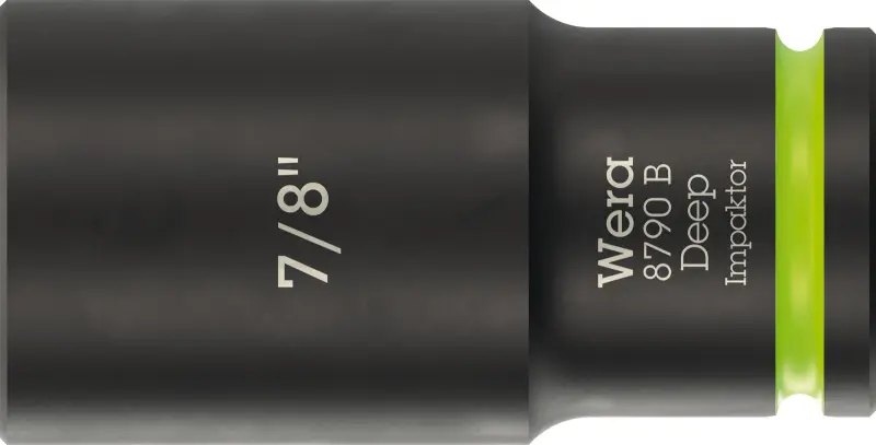 Wera 005574 Nástrčná hlavice 3/8" 6hran 7/8" typ 8790 B Impaktor Deep, dlouhá, palcová (W05005574001)
