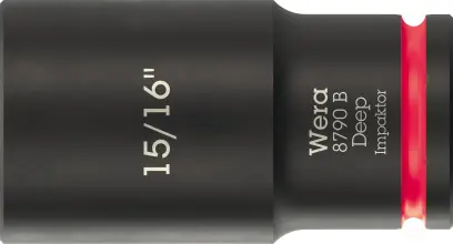 Wera 005575 Nástrčná hlavice 3/8" 6hran 15/16" typ 8790 B Impaktor Deep, dlouhá, palcová (W05005575001)