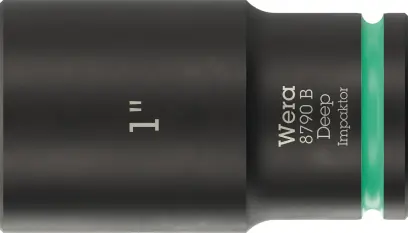 Wera 005576 Nástrčná hlavice 3/8" 6hran 1" typ 8790 B Impaktor Deep, dlouhá, palcová (W05005576001)