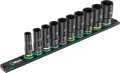 Wera 005590 Magnetický držák 9660 B Impaktor Deep 1 - nástrčné hlavice 3/8" 20 ÷ 24 mm typ 8790 B, dlouhé - 11 dílů (W05005590001)