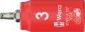 Wera 005900 Zástrčná bitová hlavice Zyklop 1/4" 6hran 3 mm typ 8740 A VDE HF Hex-Plus přidržovací (W05005900001)