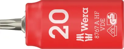 Wera 005922 Zástrčná bitová hlavice Zyklop 1/4" TX 20 typ 8767 A VDE HF TORX® přidržovací (W05005922001)