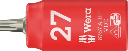 Wera 005924 Zástrčná bitová hlavice Zyklop 1/4" TX 27 typ 8767 A VDE HF TORX® přidržovací (W05005924001)