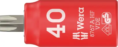 Wera 005926 Zástrčná bitová hlavice Zyklop 1/4" TX 40 typ 8767 A VDE HF TORX® přidržovací (W05005926001)
