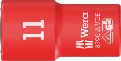 Wera 005937 Nástrčná hlavice Zyklop 1/4" 6hran 11 mm typ 8790 A VDE, izolovaná (W05005937001)