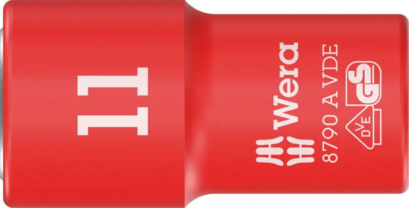 Wera 005937 Nástrčná hlavice Zyklop 1/4" 6hran 11 mm typ 8790 A VDE, izolovaná (W05005937001)