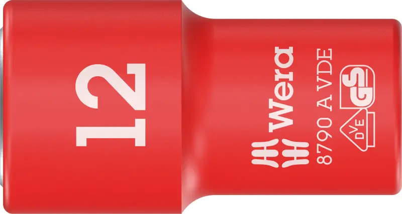 Wera 005938 Nástrčná hlavice Zyklop 1/4" 6hran 12 mm typ 8790 A VDE, izolovaná (W05005938001)