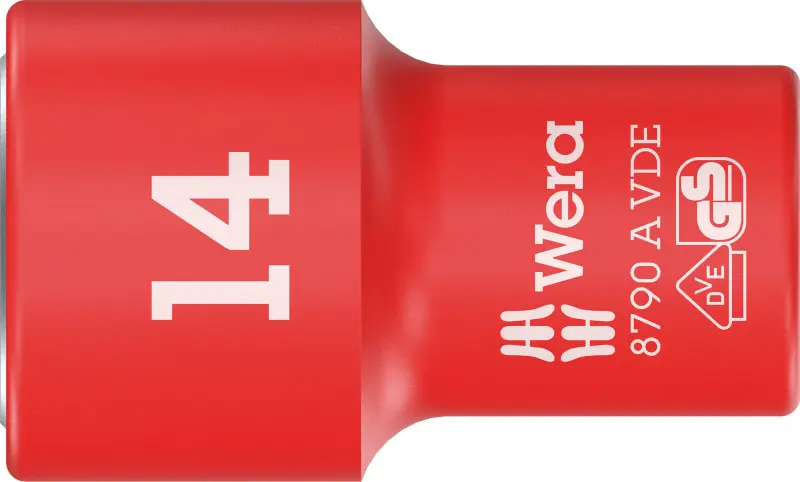 Wera 005940 Nástrčná hlavice Zyklop 1/4" 6hran 14 mm typ 8790 A VDE, izolovaná (W05005940001)