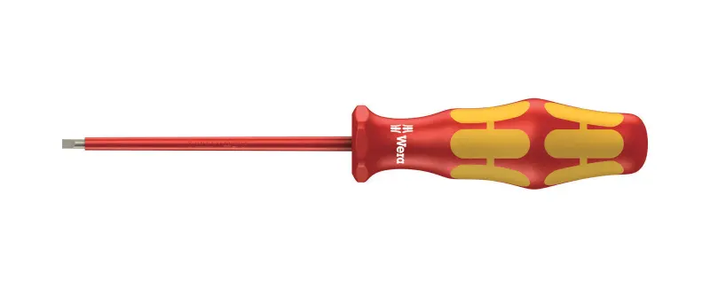 Wera 006100 Elektrikářský šroubovák Kraftform Plus 0,4x2,5x80 mm typ 160 i VDE izolovaný (W05006100001)