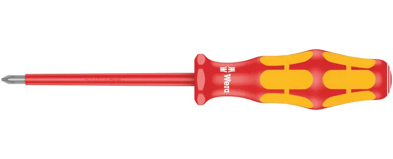 Wera 006150 Elektrikářský šroubovák Kraftform Plus PH 0x80 mm typ 162 i VDE (W05006150001)