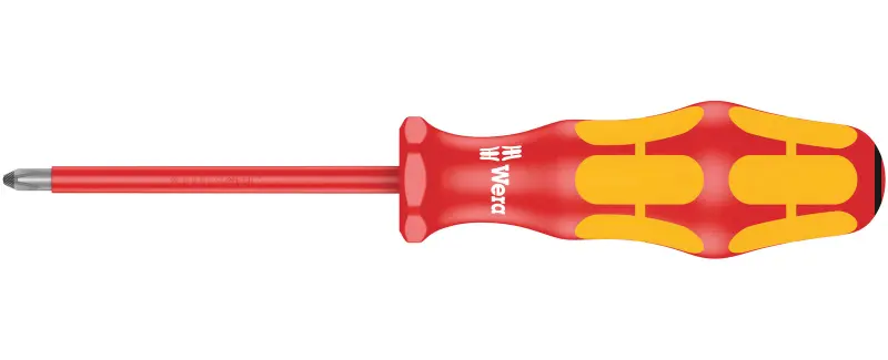 Wera 006162 Elektrikářský šroubovák Kraftform Plus PZ 1x80 mm typ 165 i VDE (W05006162001)
