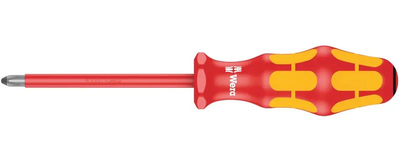Wera 006164 Elektrikářský šroubovák Kraftform Plus PZ 2x100 mm typ 165 i VDE (W05006164001)