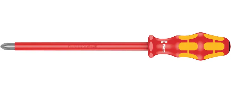 Wera 006168 Elektrikářský šroubovák Kraftform Plus PZ 4x200 mm typ 165 i VDE (W05006168001)