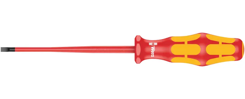 Wera 006440 Elektrikářský šroubovák Kraftform Plus 0,6x3,5x100 mm typ 160 iS VDE izolovaný, snížený průměr čepele (W05006440001)