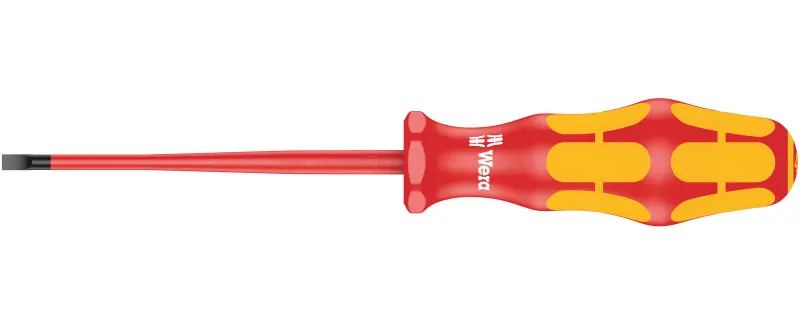Wera 006441 Elektrikářský šroubovák Kraftform Plus 0,8x4,0x100 mm typ 160 iS VDE izolovaný, snížený průměr čepele (W05006441001)
