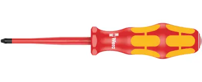 Wera 006450 Elektrikářský šroubovák Kraftform Plus PH 1x80 mm typ 162 iS VDE, izolovaný, snížený průměr čepele (W05006450001)