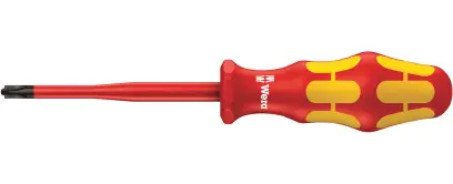 Wera 006455 Elektrikářský šroubovák Kraftform Plus PH/S 1x80 mm typ 162 iS VDE, izolovaný, snížený průměr čepele (W05006455001)