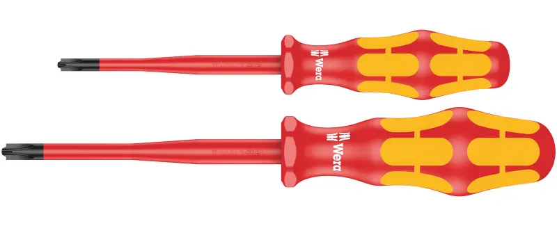Wera 006470 Šroubováky Kraftform Plus VDE 165 iS PZ/S, zúžená čepel - 2 díly (W05006470001)