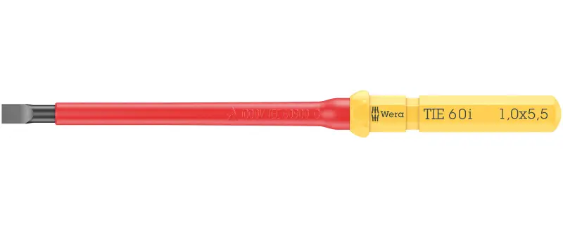 Wera 006504 Výměnná šroubovací čepel SL Kraftform Kompakt VDE 60 i 1,0 x 5,5 x 157 mm TIE (W05006504001)