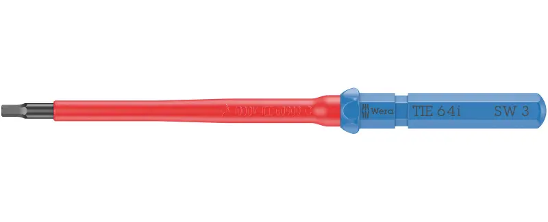 Wera 006519 Výměnná šroubovací čepel HEX Kraftform Kompakt VDE 64 i 3,0 x 157 mm TIE (W05006519001)