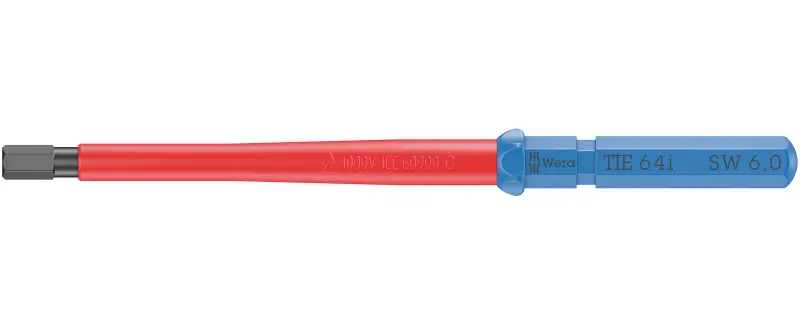 Wera 006522 Výměnná šroubovací čepel HEX Kraftform Kompakt VDE 64 i 6,0 x 157 mm TIE (W05006522001)