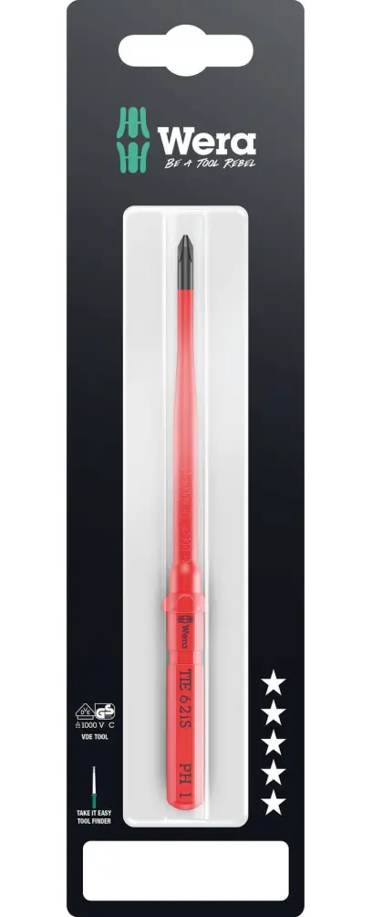 Wera 006559 Výměnná šroubovací čepel PH Kraftform Kompakt VDE 62 iS PH 1 x 157 mm TIE SB (W05006559001)