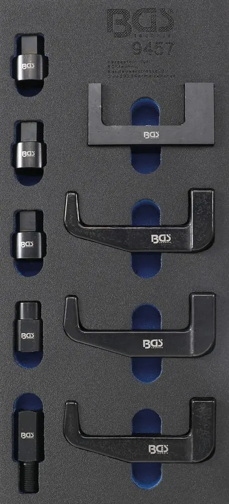 Nářaďový modul 3/3 - BGS109457 Nářadí pro demontáž injektorů. Sada 9 dílů (BGS109457)