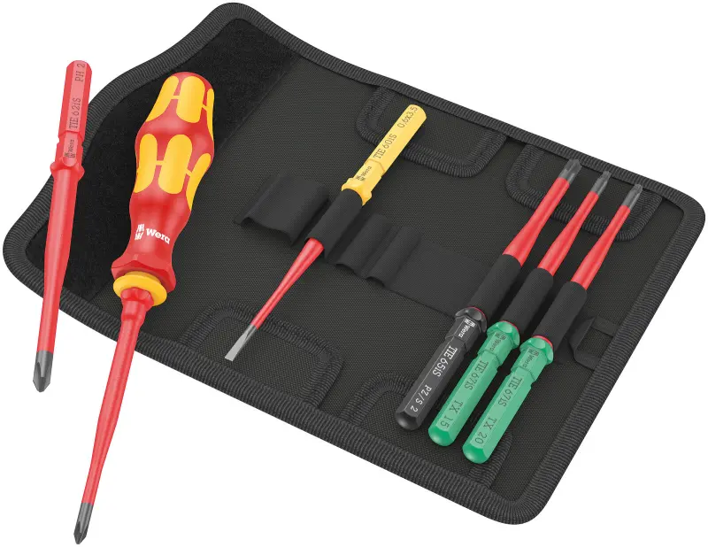 Wera 006603 Výměnné šroubovací čepele Kraftform Kompakt VDE 7 extra slim 1 TIE - 7 dílů (W05006603001)