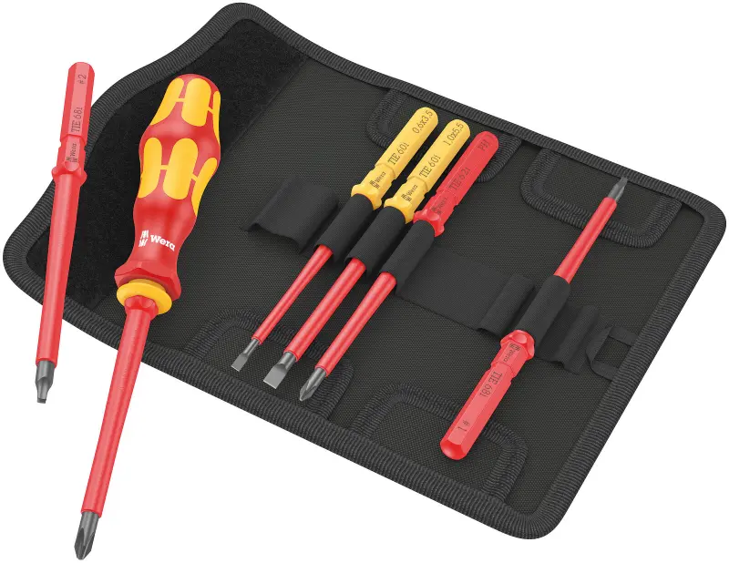 Wera 006604 Výměnné šroubovací čepele Kraftform Kompakt VDE 7 Imperial 1 TIE - 7 dílů (W05006604001)