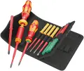 Wera 006609 Ruční držáky a výměnné šroubovací čepele Kraftform Kompakt VDE 16 Torque 1,2 ÷ 3,0 Nm extra slim 1 TIE - 16 dílů (W05006609001)