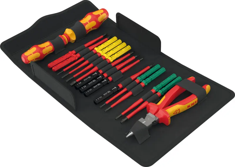 Wera 006610 Výměnné šroubovací čepele Kraftform Kompakt VDE 17 extra slim 2 TIE - 17 dílů (W05006610001)